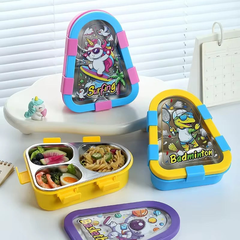 FunStack Kids 3 compartment Insulated Bento Box