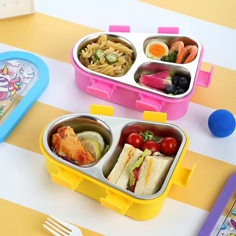 FunStack Kids 3 compartment Insulated Bento Box