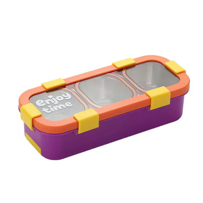 FunStack 2 compartment Insulated Bentobox with spoon n fork