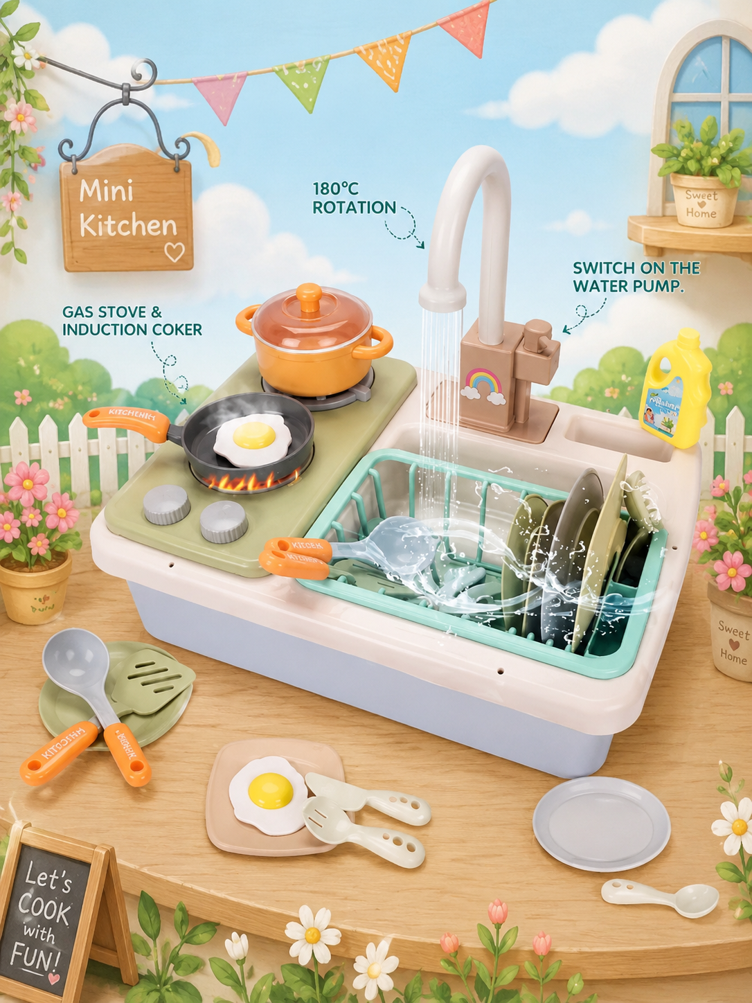 SplashPlay Luxury Kitchen Set