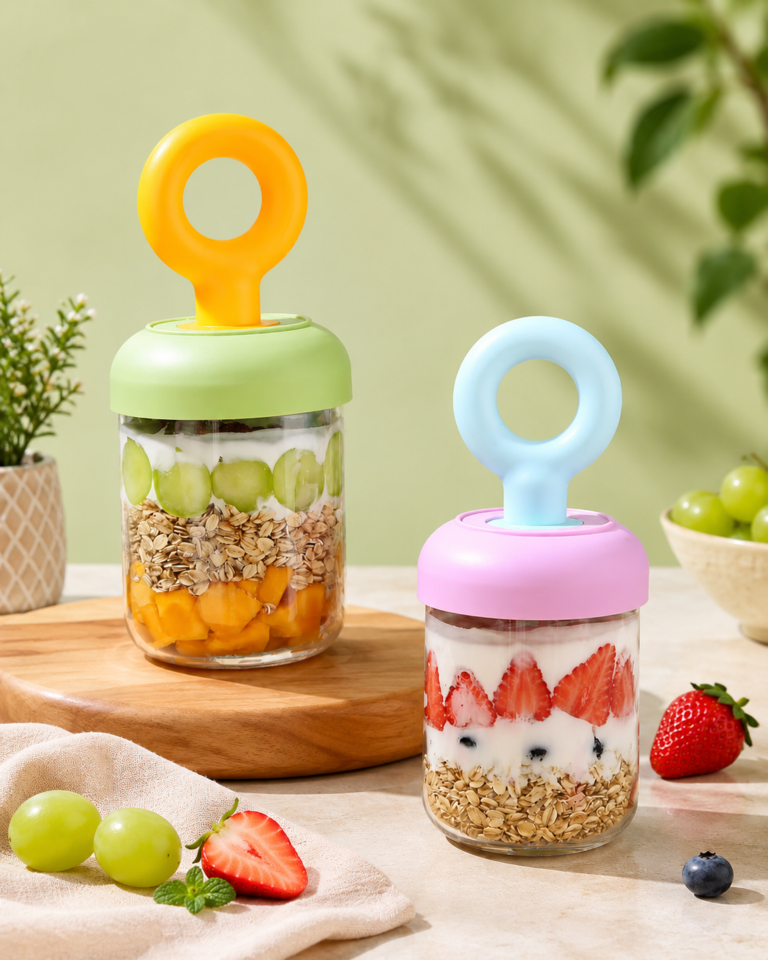 FreshLoop Salad & Oat Jar
