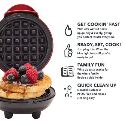 Mini waffle maker